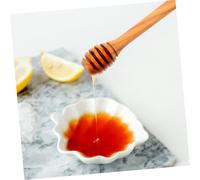TOYANDONA Bâton de Miel Bois Olivier à Rainures pour Mélange et Distribution Agitateur Pratique pour Pot de Miel Confiture et Sirop Facile à Utiliser et Nettoyer Grand Modèle Réutilisable