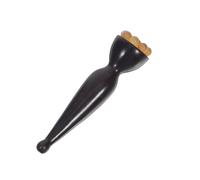 TOYANDONA Bâtonnet de Massage Yeux en Bois de Santal, Forme Corne de Mouton Tête de Massage Lotus, Revitalise la Peau et Favorise L'absorption Crème