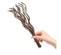 TOYANDONA Bâtonnets Diffuseur Parfum en Rotin Ondulé 3,0 Mm x 280 Mm Marron Foncé 40 Pièces pour Diffuseur D’huiles Essentielles Maison