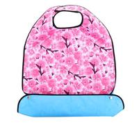 TOYANDONA Bavoir Imperméable Adulte Grand Format en Polyester Fermeture Adhésive Bavoir de Protection pour Vêtements Seniors Décoratif pour Repas Quotidiens