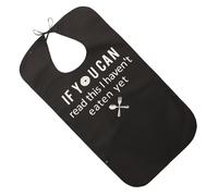 TOYANDONA Bavoir Pour Adulte Grands Imperméables Polyester Fermeture à Boutons, Protection Anti-taches Pour Repas Et Usage Quotidien, Personnes Âgées Et Adulte En Réadaptation