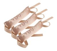TOYANDONA Bigoudis sans Chaleur 3 Pièces pour Boucles sans Effort Cheveux Longs, Bande Épaisse pour Bouclage Doux, Bigoudis Souples sans Abîmer Cheveux, Coloris Doré, Coiffure Naturelle