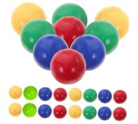 TOYANDONA Billes Éducatives Colorées en Plastique 25 Mm pour Garçon et Filles 48 Pièces Multicolores Jeu Pédagogique Jouet de Remplacement pour Jouer la Maison Extérieur