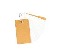 TOYANDONA Bloc-notes à Anneaux 4 Pièces en Papier Kraft Couverture Classique, Carnet Vierge Portable pour Dessin et Prise de Notes en Réunion