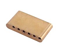 TOYANDONA Bloc Tremolo Laiton pour Guitare Compatible Mim Classic Vibe Remplacement Durable et Facile à Installer Accessoire Pont de Guitare