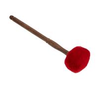 TOYANDONA Bois pour Bol Chantant Bouddhiste Accessoire et Confortable Feutre Rouge pour Bol Tibétain Mallet Népalais pour et Relaxation