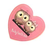 TOYANDONA Boîte à Dents Pour Organisateur De Souvenirs De Première Dent Et Boucle Coffret Élégant à Personnaliser Avec Informations De Croissance