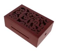 TOYANDONA Boîte à Musique DIY 30 Notes en Bois Sculpté Rouge Ancien, Coffret à Assembler Mécanisme à Manivelle, Accessoires pour Décoration Intérieure et Projet Artisanal Musical