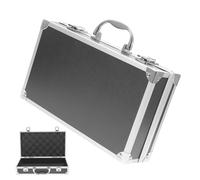 TOYANDONA Boîte à Outils et Alliage D'aluminium Capacité Adaptée Élégante Doublure en Mousse Protectrice Portable pour Papeterie et Appareils Ménagers Lors de Salons Professionnels
