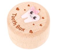 TOYANDONA Boîte à Souvenirs Porte-dents et Conservation des Cheveux en Bois Moderne et Minimaliste de Dents Rangement Pratique pour Garçon et Filles pour Parents