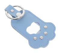 TOYANDONA Boîte à Souvenirs pour Animaux Porte-clés Forme De Patte Mémorial Poils Animaux Pendentif Commémoratif Cuir Ornement Souvenir pour Chiot