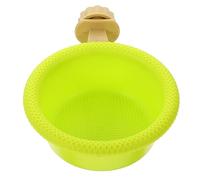 TOYANDONA Boîte Bains d'oiseaux pour l'extérieur perrutiques mangeoire pour Les Oiseaux Bain d'oiseaux mangeoires à Oiseaux suspendues à l'extérieur Plastique