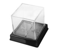 TOYANDONA Boîte De Carrée Transparente pour Balles De Baseball Support De Baseball Protection des Balles