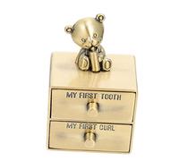 TOYANDONA Boîte De Collecte De Dents De Lait Garçon Et Filles Tiroir, Plastique Solide Bleu Clair, Rangement Hygiénique Pour Souvenirs D'enfance, Boîte à Dents Petite Taille, Coffret Mémoire Bébé