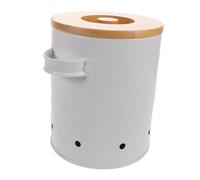 TOYANDONA Boîte De Conservation Légumes Aérée Moyenne Capacité, Bac De Rangement Pommes De Terre Et Oignons En Plastique Ventilé, Stockage Solide Cuisine Familiale
