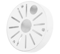 TOYANDONA Boîte de Jonction Cache Câbles et Rangement en Alliage D'aluminium Diamètre 135mm, Blanche, pour Montage Mural ou Plafond Intérieur pour Caméra de Sécurité
