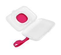 TOYANDONA Boîte De Lingettes Humides La Bouche Et Les Mains De Bébé Sortant Essuyer Les Étuis De Voyage Séchage Transporteur Caddie Sec Nettoyeur Rechargeable Récipient Rose
