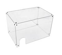 TOYANDONA Boîte de Protection Anti-poussière, Couvercle Acrylique | Coque Rigide Amovible, Finition Résistante aux Rayures, pour Platine et Bureau, Entretien Facile