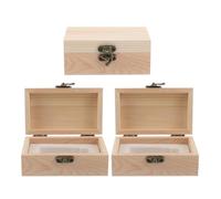 TOYANDONA Boîte de Rangement en Bois Massif pour Huiles Essentielles 10 Ml - Lot de 3 Mousse Antichoc - Étui de Voyage pour Aromathérapie Protection la Lumière et Organisation Sécurisée