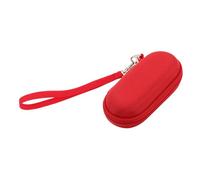 TOYANDONA Boîte de rangement pour bec de clarinette, porte-embout buccal, rouge, compartiments adaptés, intérieur épais rembourré, fermeture éclair, pour répétitions et leçons