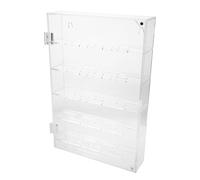 TOYANDONA Boîte de Transparente pour Collection Médailles Coffret Verrouillable Acrylique Multi pour Médailles Militaires Badges et Souvenirs