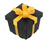 TOYANDONA Boîte Humoristique Noire avec Doigt Doré Petite Boîte de Fête pour Noël Original pour Adultes