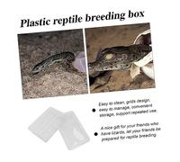 TOYANDONA Boîte Incubation Transparente pour Reptiles Compartiments Couveuse Professionnelle pour Serpents Lézards et Tortues Matériau Durable et Visibilité Complète du Processus de