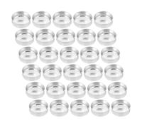 TOYANDONA Boîtes à Bougies Chauffe-Plat en Aluminium 150 Pcs Contenants Vides 38 X 156 CM Pots à Bougies DIY Résistants à la Chaleur pour Loisirs Créatifs Décorations et Événements