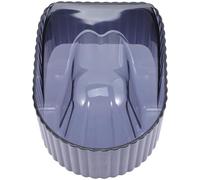 TOYANDONA Bol de Trempage pour Ongles Noir Transparent en Acrylique Bol Professionnel pour Dissolvant de Vernis Accessoire Manucure Salon et Maison Fournitures pour Nail Art et Soins des