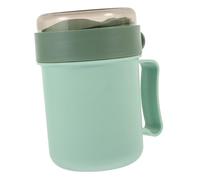 TOYANDONA Bol Déjeuner Portable avec Couvercle Étanche Tasse Petit-déjeuner Multifonction pour Micro-ondes Isolation Thermique et Résistance Aux Fuites pour Céréales Soupe Couleur Aléatoire