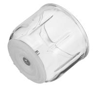 TOYANDONA Bol en Verre 350 Ml pour Hachoir à Ail et Presse-Ail Récipient Compact Résistant Compatible Robot Culinaire Bol Rond Multifonction pour Broyage et Mélange Cuisine