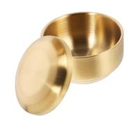 TOYANDONA Bol Inox Double Paroi avec Couvercle Bol Multifonction Résistant Chaleur pour Salade Soupe et Riz Maison pour Usage Professionnel