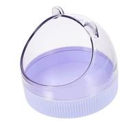 TOYANDONA Bol pour Hamster Transparent Sûre pour Nourriture et Eau Accessoire Compact pour Petits Animaux comme Chinchillas et Rats 1 Pièce