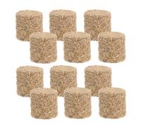 TOYANDONA Bottes de Foin Miniature 12Pcs Accessoires de Ferme Miniature Décoration de Jardin Ornements de Scène pour Maison de Poupée et Aménagement Paysager