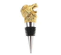 TOYANDONA Bouchon de Bouteille de Vin Acier Inoxydable Lion Tête Joint Étanchéité Hermétique Décoration Prolongateur de Fraîcheur Compatible Divers Contenants