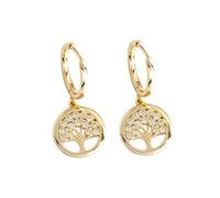 TOYANDONA Boucles D'oreilles En Argenté 925, Style Arbre, Élégantes Et Discrètes Pour Femmes, Pour Mariage Ou Cérémonie