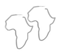 TOYANDONA Boucles Oreilles Femme Clous Carte Afrique Inoxydable Plaqué Bijoux Durables et Légers pour Cérémonie et Quotidien