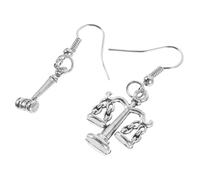 TOYANDONA Boucles Oreilles Pendantes Justice Métal Léger pour Femmes Design Balance Avocat Cadeau Élégant et Confortable
