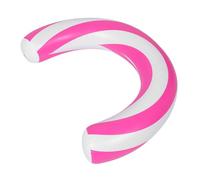 TOYANDONA Bouée de natation - Nouilles gonflables - Jouet de piscine flottant - Jouet d'eau flottant pour adultes - Flotteur gonflable à rayures - PVC - Rose