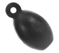 TOYANDONA Boule D’amarrage pour Bateau Noire en Caoutchouc, Compacte, Trou | Lancer une Aussière, Rangement Compact, Usage en Opération de Secours, pour Plaisanciers et Mariniers