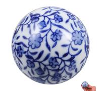 TOYANDONA Boule Décorative Céramique Flottante Style Chinois pour Aquarium Décoration Vivier Poissons Ornement Élégant et Léger