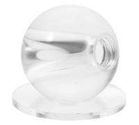 TOYANDONA Boule d'Entraînement Transparente 18 MM pour Billard et Snooker, Outil de Correction du Coup Queue, Améliore Précision et Contrôle, Accessoire d'Entraînement pour Salle de Loisirs