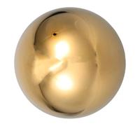 TOYANDONA Boule réfléchissante Miroir Boules de Bassin flottantes Boules réfléchissantes Jardins réflecteur des balles Boule de Regard de décoration extérieure sphère Acier Inoxydable Doré