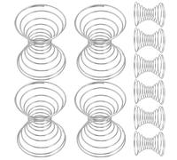 TOYANDONA Boules Acier Inoxydable 10 Pcs, Boules de Mélange Résistantes à L'usure pour Poudre Protéinée et Boissons, Ustensiles Cuisine Lavables pour Shaker et Smoothies