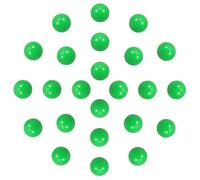 TOYANDONA Boules de Loterie Ouvrables Vertes 3 Cm en Plastique PVC, 50 Pièces pour Jeu Loterie et Activités de Fête, Accessoires Légers Réutilisables pour Concours et Événements Festifs