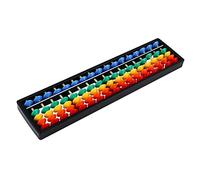 TOYANDONA Boulier Éducatif en Plastique Coloré à 17 Chiffres Jouet d'apprentissage pour Garçon et Filles Outil de Calcul Arithmétique pour Éveiller Les Mathématiques Jouet à Billes 1 Pièce