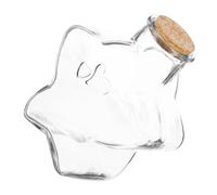 TOYANDONA Bouteille de Dérive en Verre Bouchon en Liège, Récipient Vide pour Conserver Sable Coloré ou Petits Objets, Décoration Originale pour Mariage ou Chambre