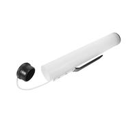 TOYANDONA Bouteille de Sable de Golf pour Voiturette avec Poignée Aluminium | Fixation Sûre, Plastique Blanc, Séparateur Interne et Large Ouverture, Transport sans Bruit au Terrain