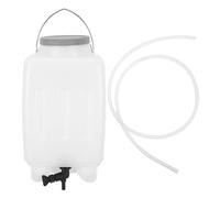 TOYANDONA Bouteille de Vapeur Électrique de Remplacement Réservoir D'alimentation pour Fers à Vapeur 3l Blanc Plastique Fer et Silicone avec Tube et Robinet Soins des Vêtements Usage
