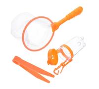 TOYANDONA Bouteille D'observation en Filet Anti-Insectes Loupe Anti-Insectes pour Enfants Kit D'attrape-Insectes pour Les Enfants Jouets Extérieurs Bugs Bogue Orange Abdos
